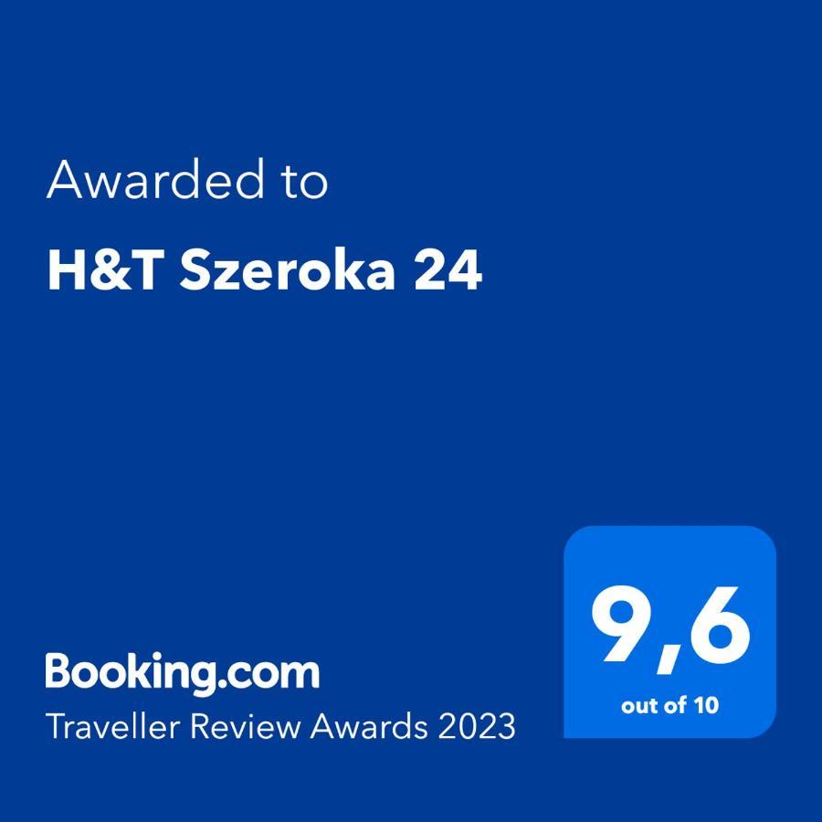 H&T Szeroka 24 Apartman Gdańsk Kültér fotó